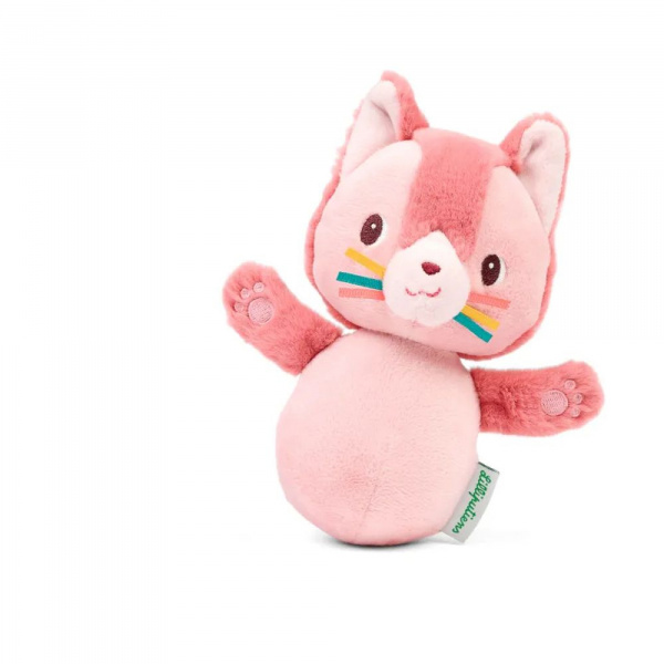 Peluche sonore culbuto jeanne le chat Lilliputiens