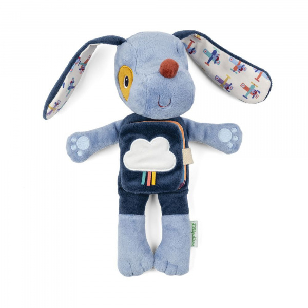 Peluche phosphorescente avec livre en tissu jeanne Lilliputiens