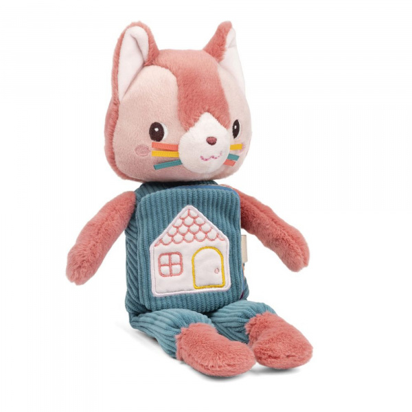 Peluche phosphorescente avec livre en tissu jeanne Lilliputiens