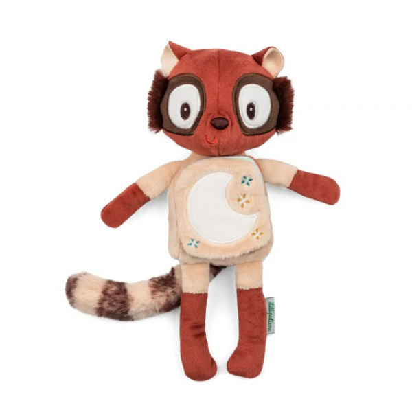 Peluche phosphorescente avec livre en tissu elvis Lilliputiens