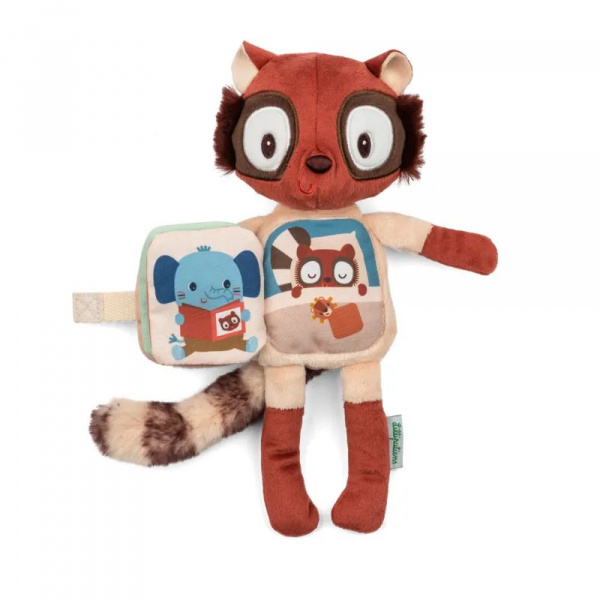 Peluche phosphorescente avec livre en tissu elvis Lilliputiens
