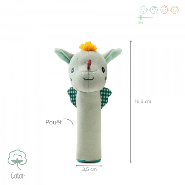 Hochet pouêt-pouêt marius Lilliputiens