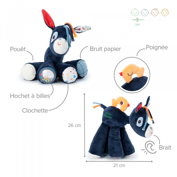 Hochet sonore ignace Lilliputiens