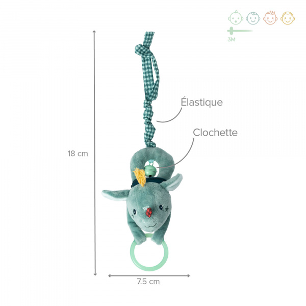 Hochet bébé clochette joe Lilliputiens