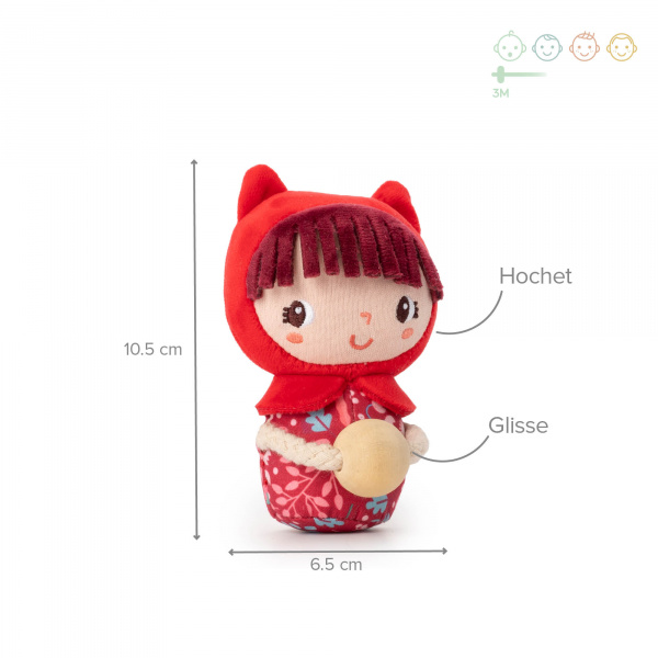 Mini hochet louis Lilliputiens