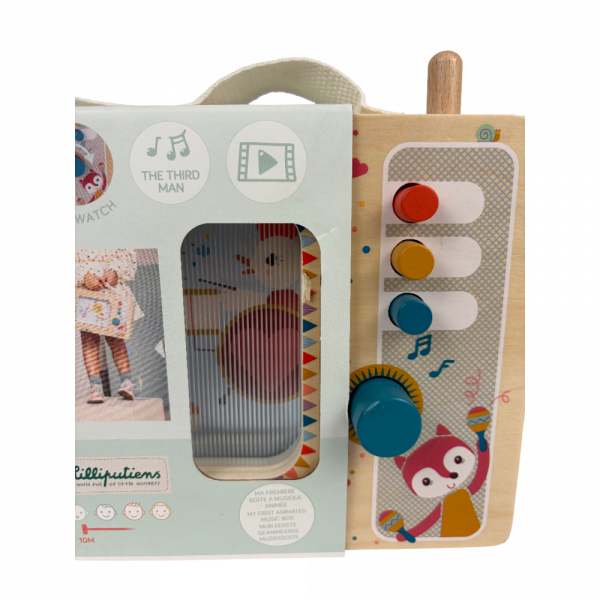 Les imparfaits - jouet en bois - ma première boîte à musique animée Lilliputiens