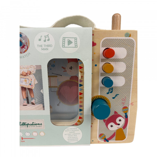 Les imparfaits - jouet en bois - ma première boîte à musique animée Lilliputiens