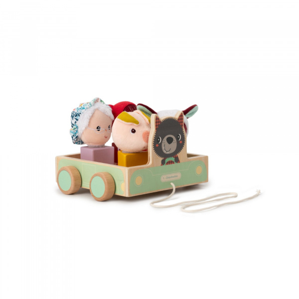 Voiture pique-nique à tirer et à formes Lilliputiens