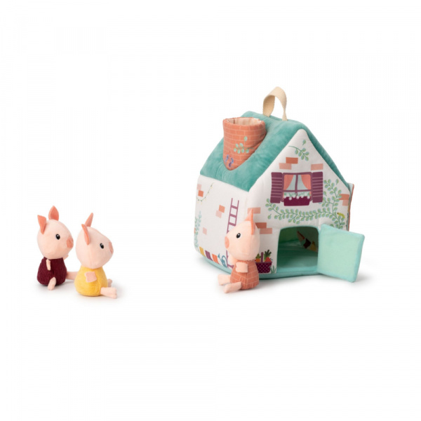 La maison du loup et des 3 petits cochons Lilliputiens