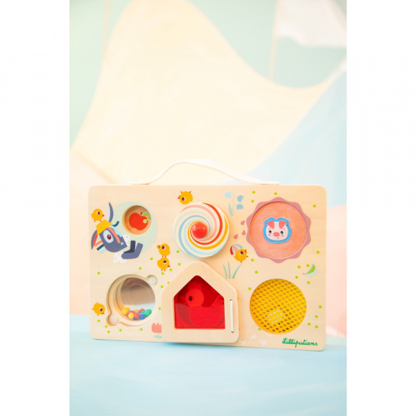 Panneau d'activités valisette découvertes en route Lilliputiens