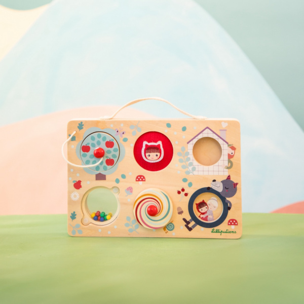 Panneau d'activités valisette découvertes contes Lilliputiens