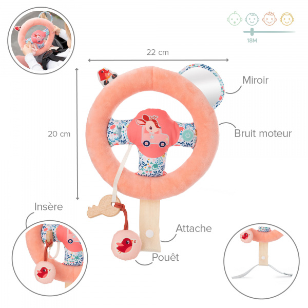 Jouet d'éveil le volant stella Lilliputiens