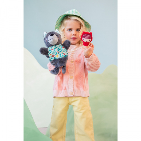 Peluche marionnette à main alice docteur Lilliputiens