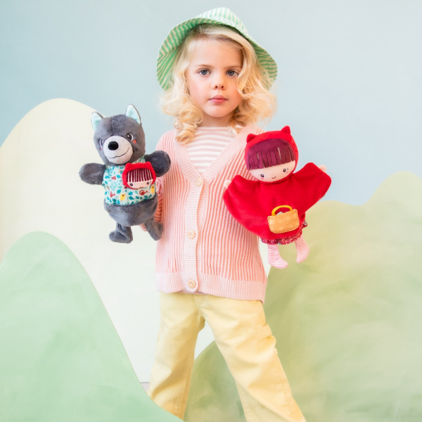 Peluche marionnette à main alice docteur Lilliputiens