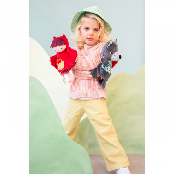 Peluche marionnette à main alice docteur Lilliputiens