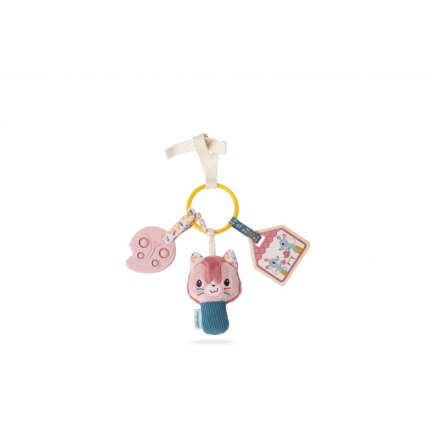 Trousseau de clés hochet jeanne jardin Lilliputiens