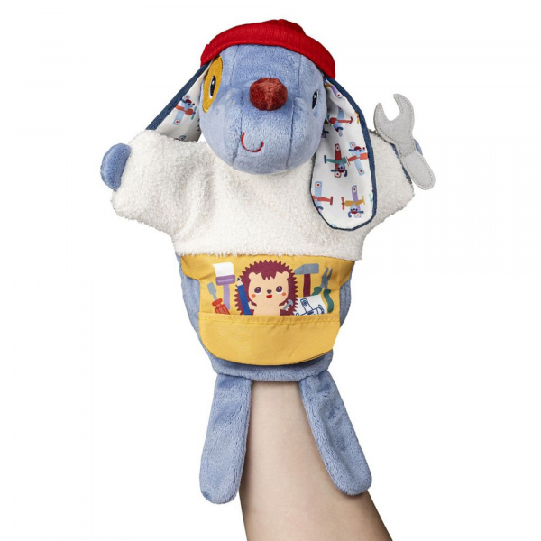 Peluche marionnette à main alice docteur Lilliputiens