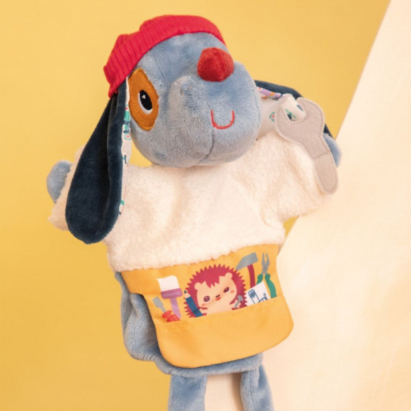 Peluche marionnette à main alice docteur Lilliputiens