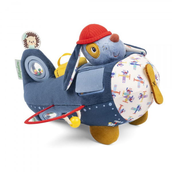 Jouet d'activités jules dans son avion Lilliputiens