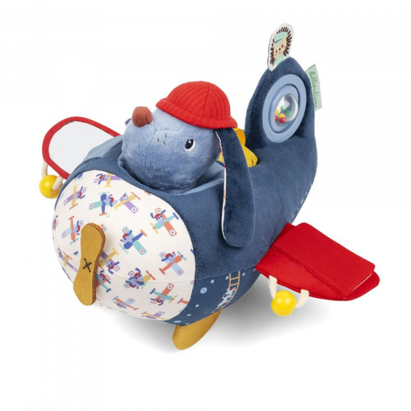 Jouet d'activités jules dans son avion Lilliputiens
