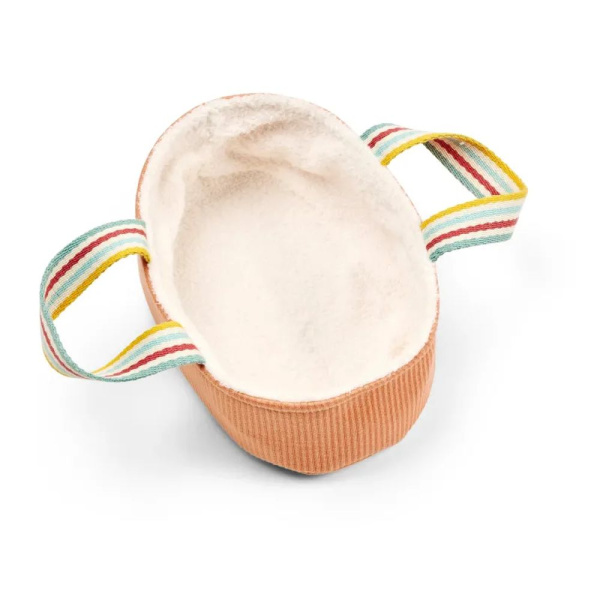 Poupée en tissu 21cm et son couffin mela Lilliputiens