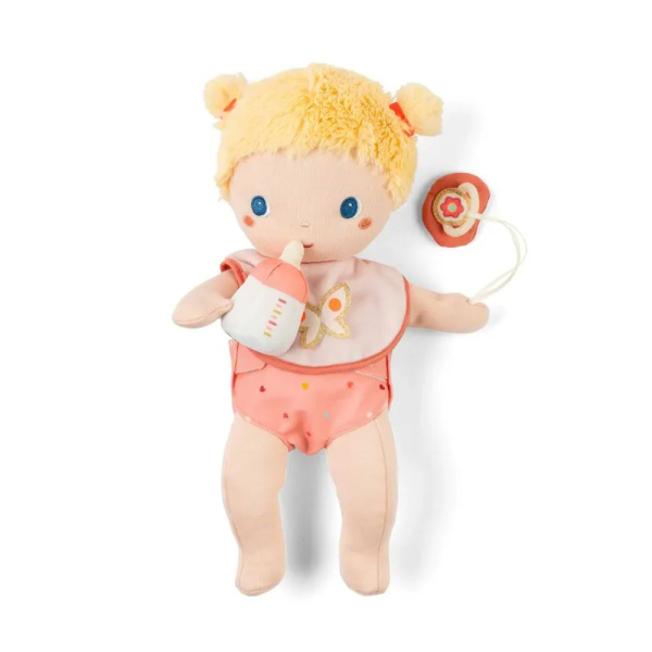 Set de 3 accessoires pour poupons rose Lilliputiens