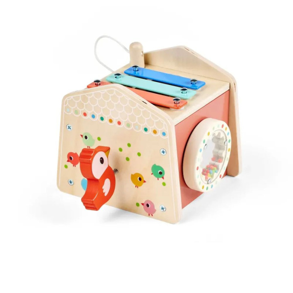 Jouet d'éveil en bois maisonnette sonore Lilliputiens