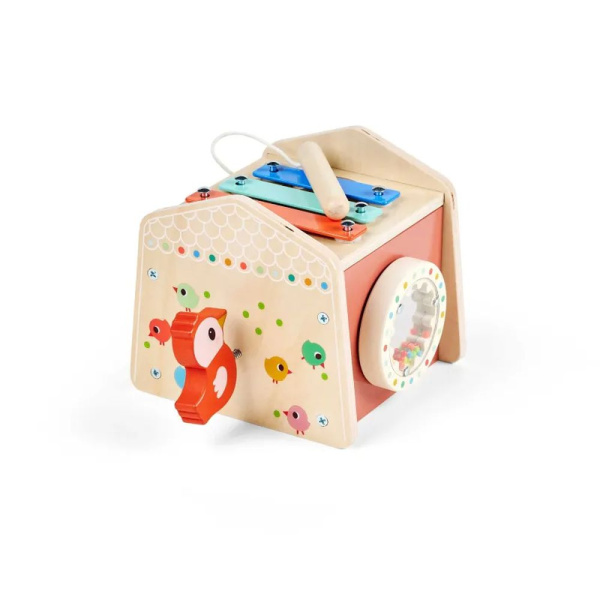 Jouet d'éveil en bois maisonnette sonore Lilliputiens