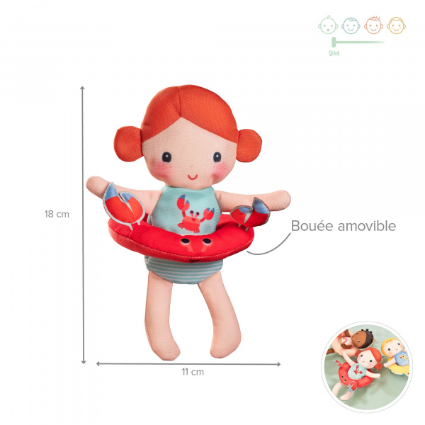 Poupée de bain axelle Lilliputiens
