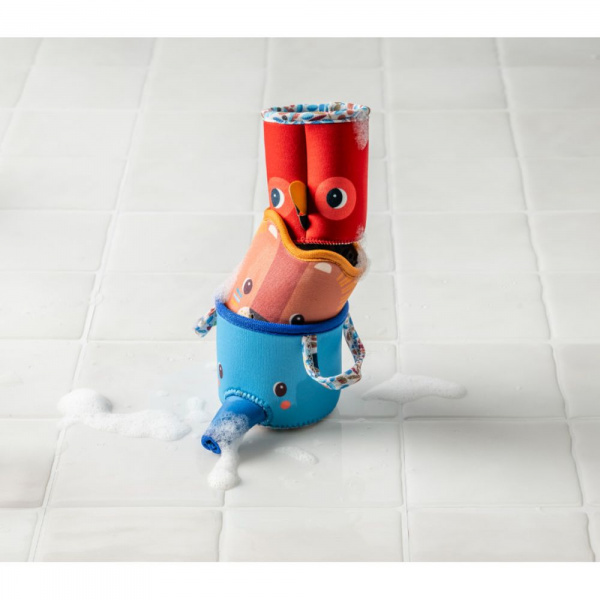 Jouet de bain 3 gobelets jack le lion Lilliputiens