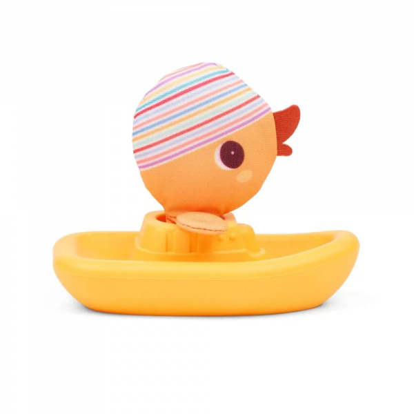 Jouet de bain bateau flottant gaspard le canard Lilliputiens