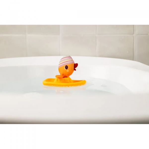 Jouet de bain bateau flottant gaspard le canard Lilliputiens