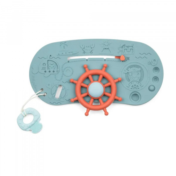 Panneau d'activités pour le bain bateau pirate Lilliputiens