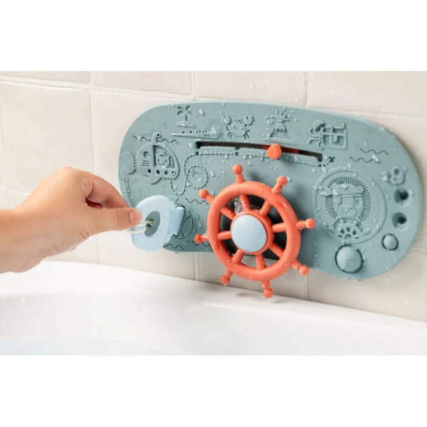 Panneau d'activités pour le bain bateau pirate Lilliputiens