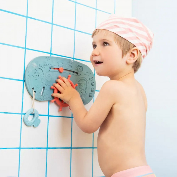 Panneau d'activités pour le bain bateau pirate Lilliputiens