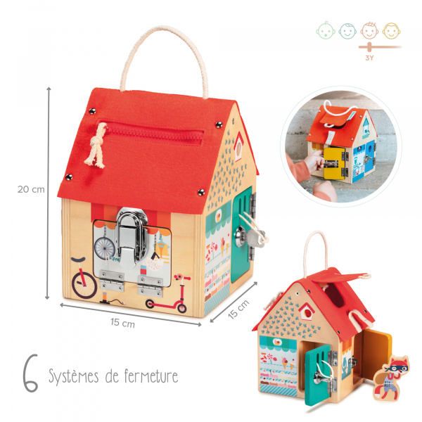 Maison d'apprentissage multi-fermetures alice Lilliputiens