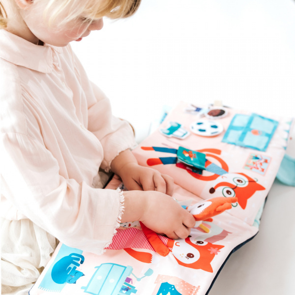 Livre d'activités bonsoir petit renard Lilliputiens