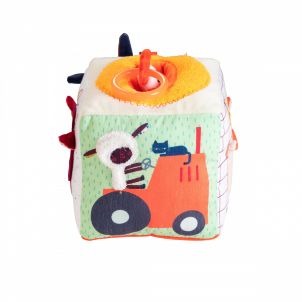 Cube d'activités sonore louis le loup Lilliputiens