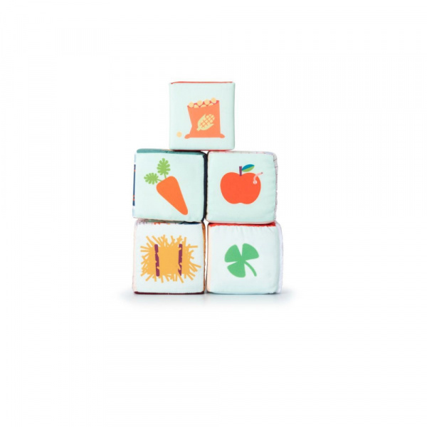 Cubes d'activités à empiler - la ferme Lilliputiens