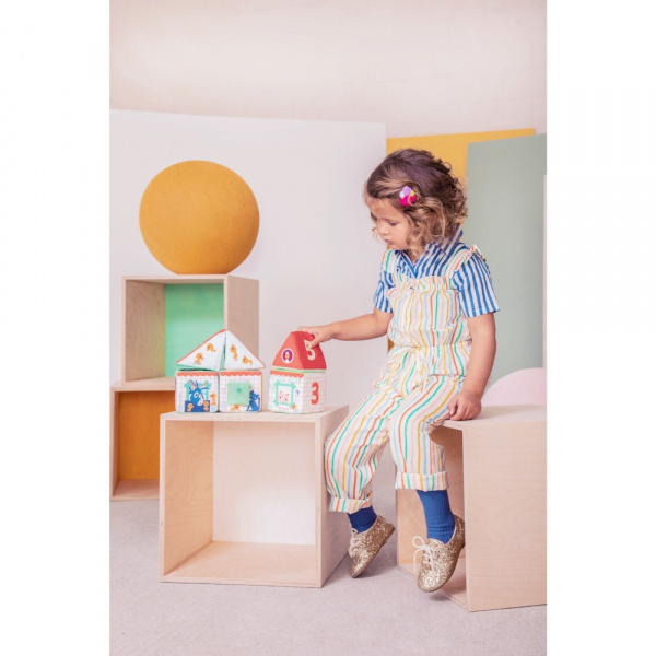 Cubes d'activités à empiler - la ferme Lilliputiens
