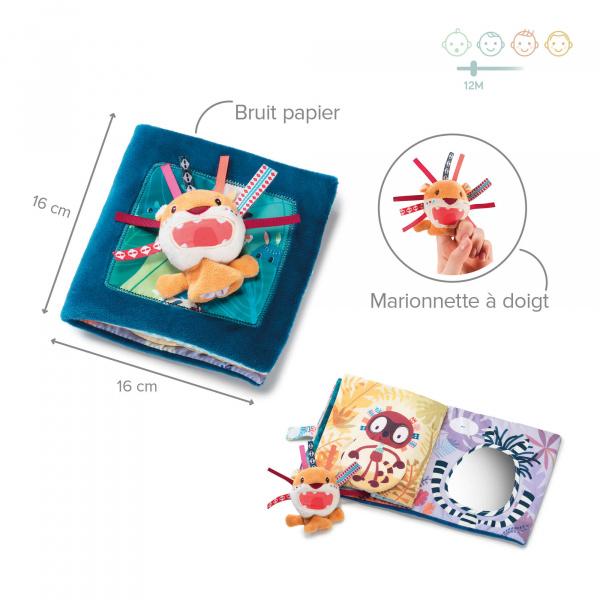 Livre bébé jack rugit Lilliputiens