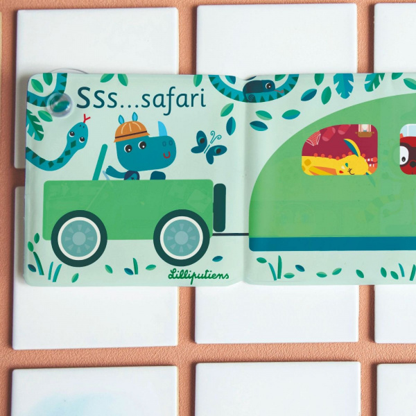 Livre de bain magique safari Lilliputiens