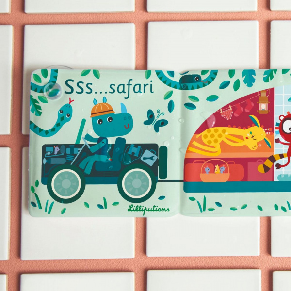 Livre de bain magique safari Lilliputiens