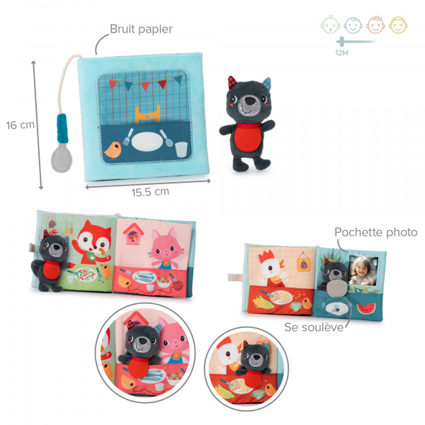 Livre pour enfant bon appétit Lilliputiens