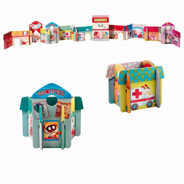 Jeu village à construire modul'village Lilliputiens