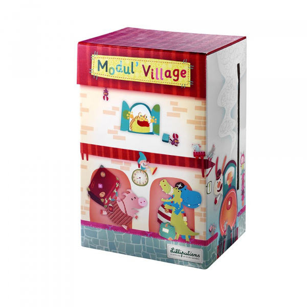 Jeu village à construire modul'village Lilliputiens