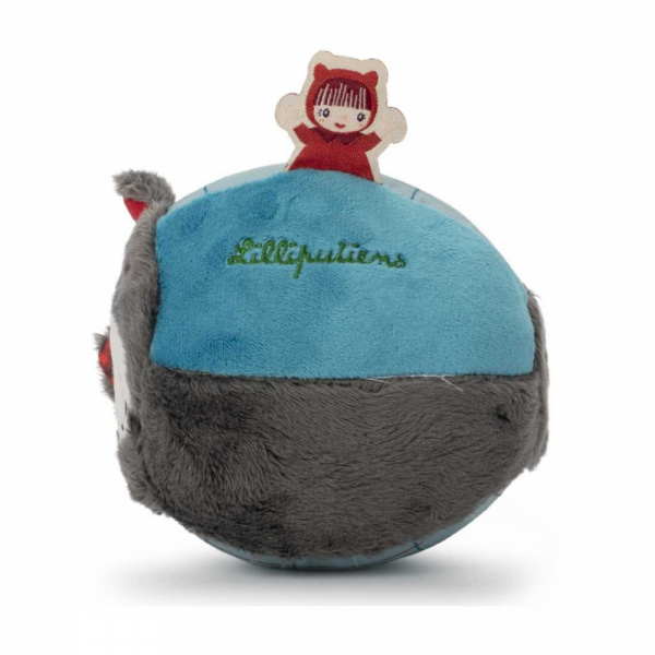 Balle en tissu louis le loup Lilliputiens