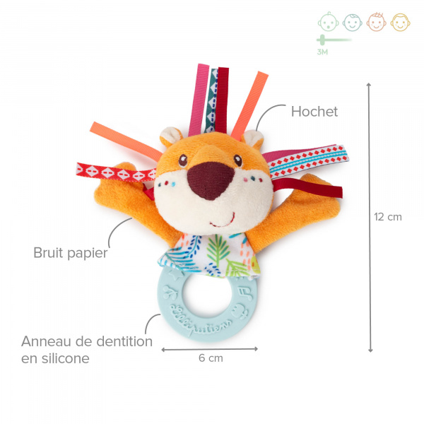 Hochet de dentition louis Lilliputiens