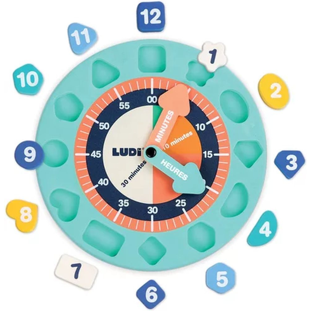 Unbrand Horloge Jouet Pour Apprendre L'heure Horloge D'apprentissage 24 Heures Big Time Pour Les élèves Ludique & Pédagogique