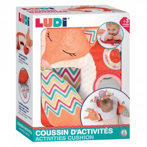 Coussin d'activités renard Ludi jouets